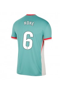 Atletico Madrid Koke #6 Fotballdrakt Borte Klær 2024-25 Korte ermer